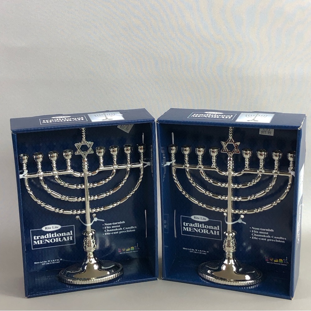 Rite Lite Traditional Menorah 2pcs